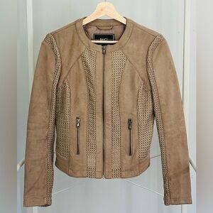BNCI Tan Women's Suede Jacket
